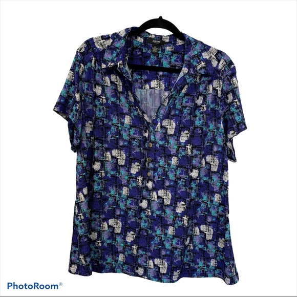 alfani short sleeve tops